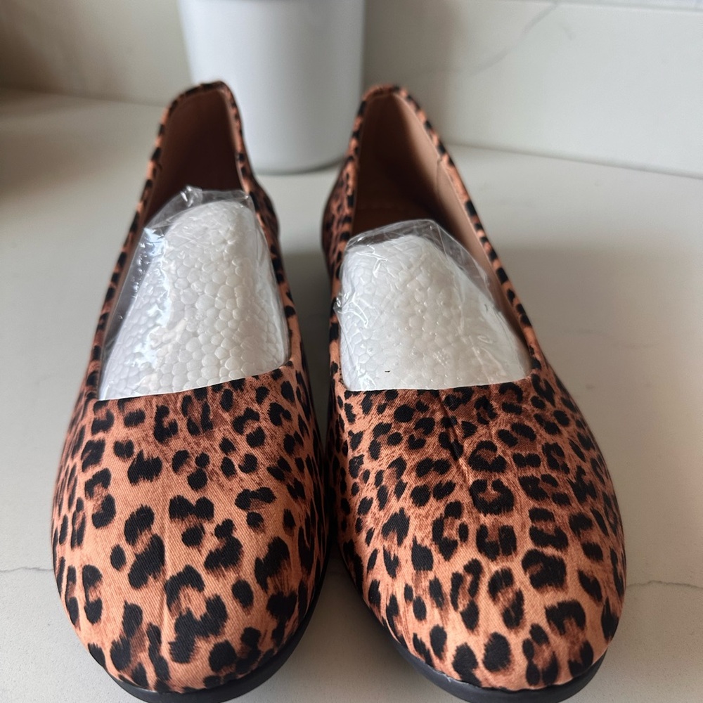 Leopard Print Flats